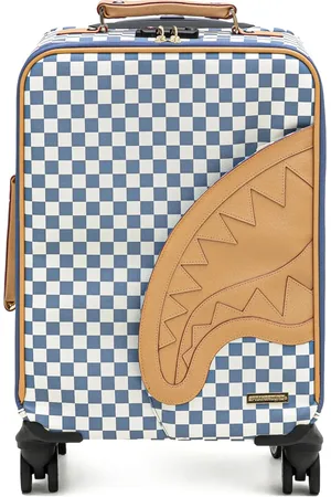 Sprayground Letter Checker suitcase