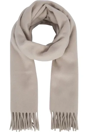 Loro Piana Logo-embroidered cashmere scarf