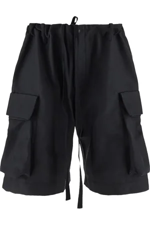 UMA WANG Drawstring-waist cargo shorts
