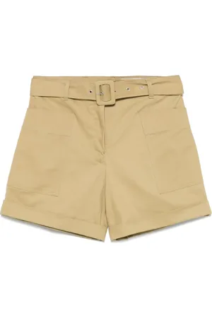 OFFICINE GENERALE Twill cotton piedye shorts