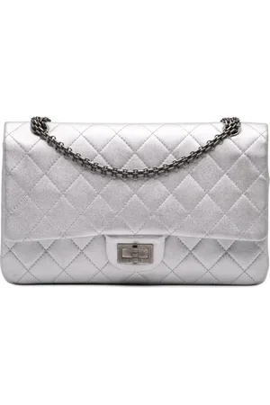 CHANEL 2014 Reissue 2.55 Metallic Lambskin Double Flap 227 shoulder bag