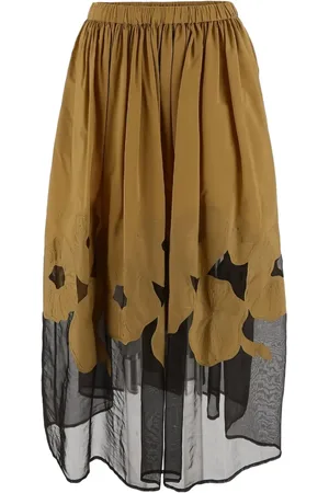 GENTRYPORTOFINO Colour-block skirt
