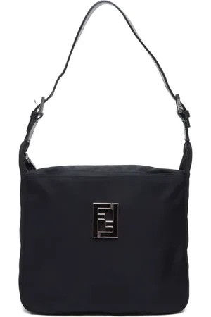 Fendi 1990-2010s logo-plaque shoulder bag