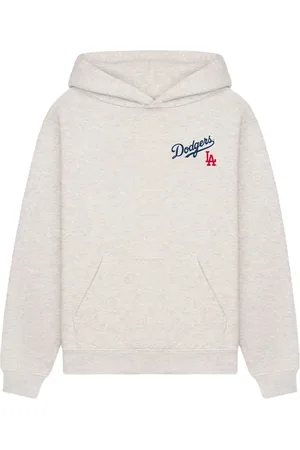 Sporty & Rich X LA Dodgers logo-print hoodie