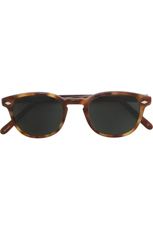 LESCA Tortoiseshell-effect sunglasses