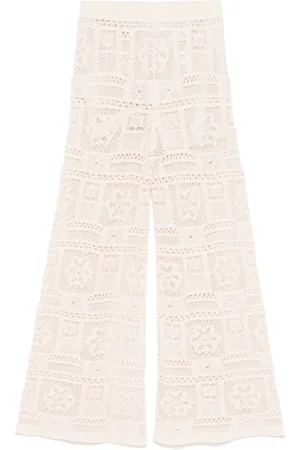 D.EXTERIOR Macram?? trousers
