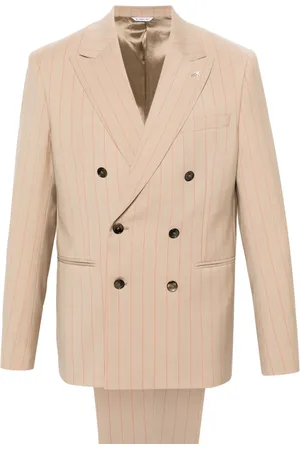 Manuel Ritz Double-breasted virgin-wool blazer