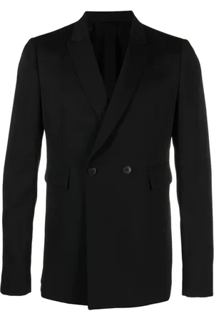 SAPIO Satin lapel double-breasted blazer