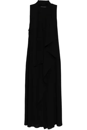 YOHJI YAMAMOTO Draped sleeveless dress