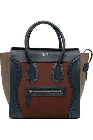Céline 2012 Micro Suede Tricolor Luggage tote bag