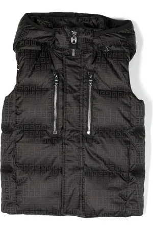 Givenchy Embroidered-logo padded gilet
