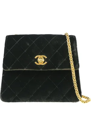CHANEL 1998 velvet mini bag