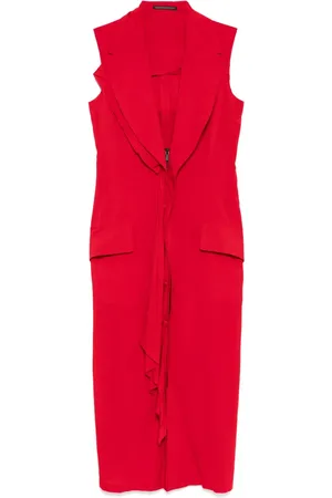 YOHJI YAMAMOTO Draped sleeveless dress