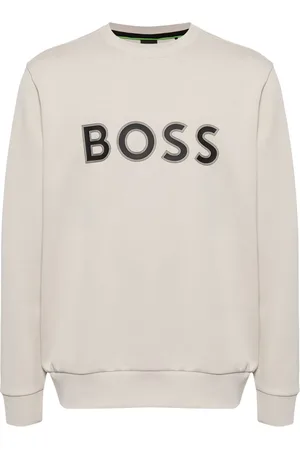 HUGO BOSS Logo-print cotton-blend sweatshirt