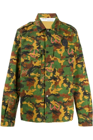 OFF-WHITE Camouflage print shirt