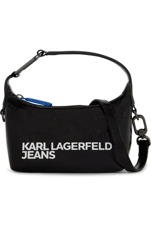 Karl Lagerfeld Essential logo-print shoulder bag