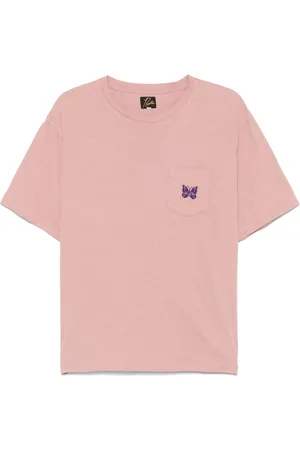 Pins & Needles Butterfly-embroidered T-shirt