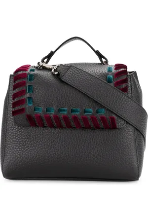 Orciani Shoulder bag with velvet stitch