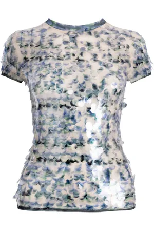 Paris Georgia Sequin-embellished T-shirt