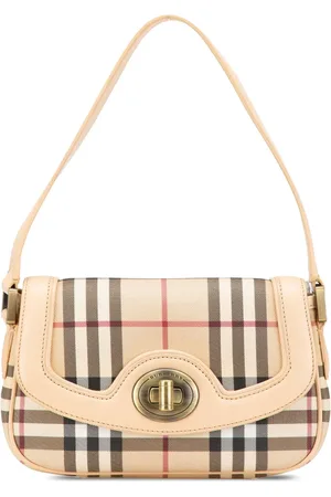 Burberry 2000-2017 House Check Coated Canvas shoulder bag