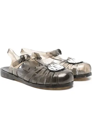 DKNY Logo-patch detail jelly shoes