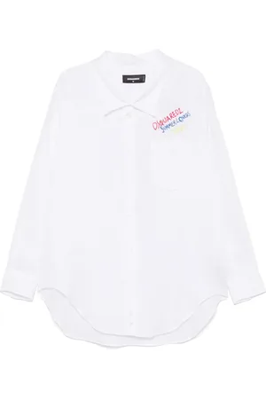 Dsquared2 Logo-embroidered shirt