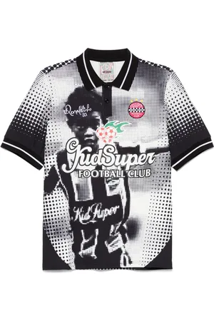 KIDSUPER STUDIOS X Ronaldinho soccer jersey polo shirt