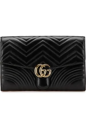 Gucci 2000-2015 GG Marmont Matelasse Flap Leather clutch bag
