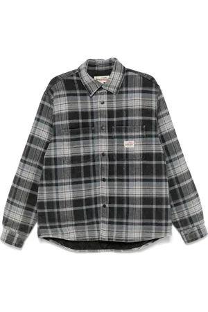 STUSSY Heavy Washed Plaid shirt