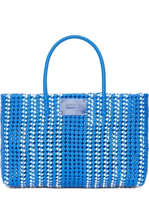Msgm Logo-patch tote bag