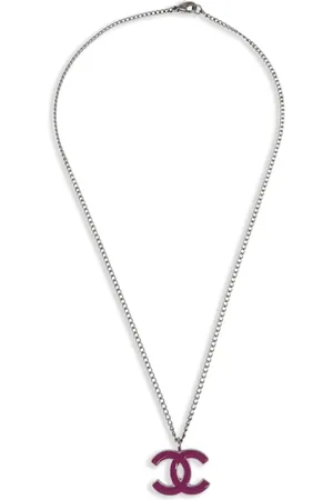 CHANEL 2004 Interlocking CC pendant necklace