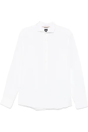 HUGO BOSS Slub-texture shirt