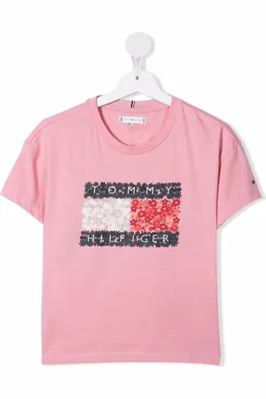 Tommy Hilfiger TEEN logo crew-neck T-shirt