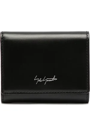 YOHJI YAMAMOTO Logo-print leather wallet