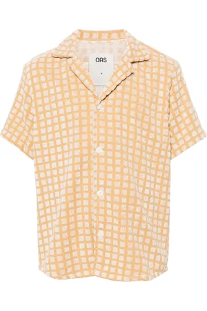 Oas Sculpt Box Cuba terry-cloth shirt