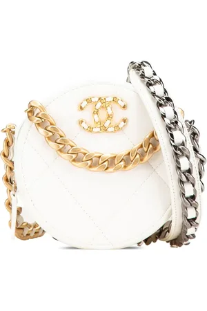 CHANEL 2020 Lambskin 19 Round Clutch with Chain satchel