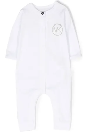 Michael Kors Logo-print cotton romper