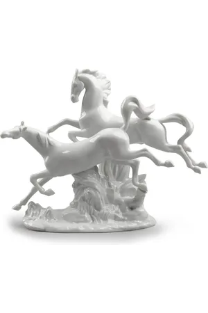 LLADRÒ Horses motif statue 30cm