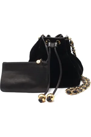 CHANEL 1986-1988 Coco Mark bucket bag
