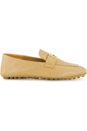 Fendi Baguette leather loafers