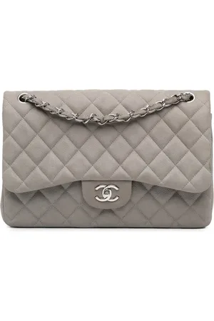 CHANEL 2012 Jumbo Classic Caviar Double Flap shoulder bag