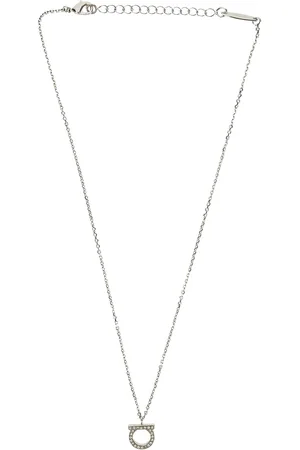 Salvatore Ferragamo Gancio crystal-embellished necklace