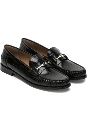 Salvatore Ferragamo Harry crocodile-embossed loafers