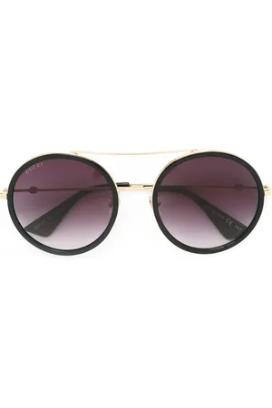 Gucci Round frame metal sunglasses