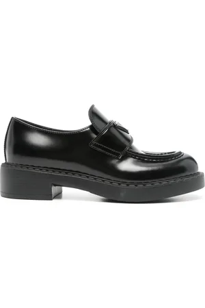 Prada Triangle-logo loafers