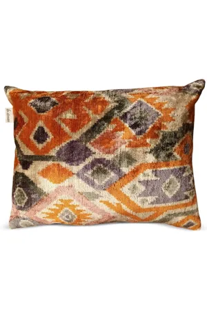 Les-Ottomans Silk velvet cushion (50cm x 40cm)