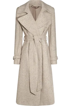 TAGLIATORE Textured-finish trench coat
