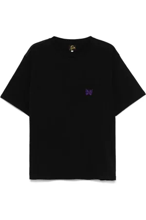 Pins & Needles Butterfly-embroidered T-shirt
