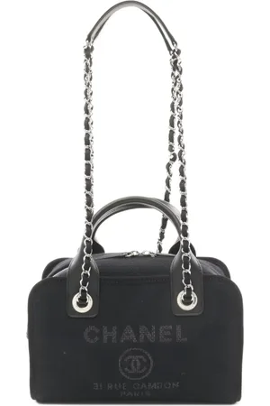 CHANEL 2021 Deauville Bowling shoulder bag