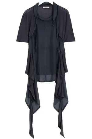 LEMAIRE Knotted silk top